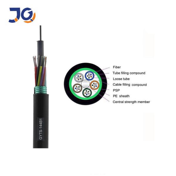 Buy GYTS Single Mode Os1 Os2 G652 G657 Fiber Optic Cable at wholesale prices