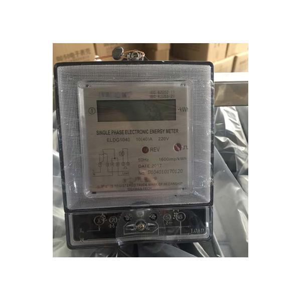 Light Load Single Phase Electronic Energy Meter / Direct Connect Power Meter 1 Phase