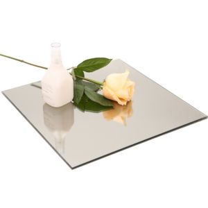 China Big Size Aluminum Mirror Glass Sheets 3mm 4mm 5mm 6mm Thickness With Flat Edge on sale