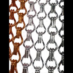 Sample Free Aluminium Chain Fly Screen Good Ventilation High Durability