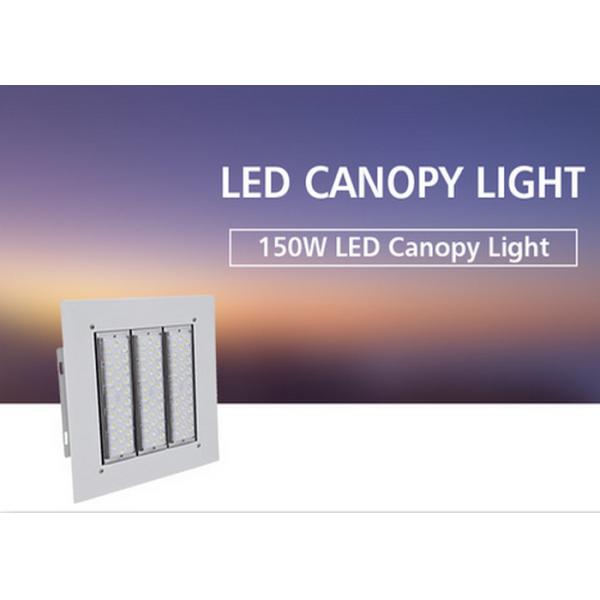 Outdoor LED Canopy Lights IP66 150w Wide Beam Angle Aluminum Lamp 5 Years