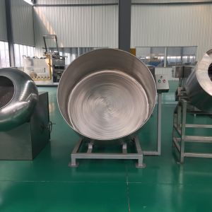 Metal 100kg/H 0.55kw Small Peanut Coating Machine