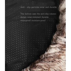 Winter Bed Warm Mat Soft Fleece Pet Cushion House Cozy Calming Beds For Pet Dog