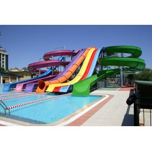 Water Amusement Park Attraction Water Games Play Rides Equipment Slide For Kids