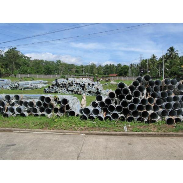 11m 7.2mm 3.8mm 69kv Steel Tubular Pole For Transmission Line