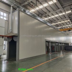 Electrostatic PLC Metal Powder Coating Line CE