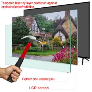 100 Inch Smart Television Tempered Glass Ultra HD LED Smart TV