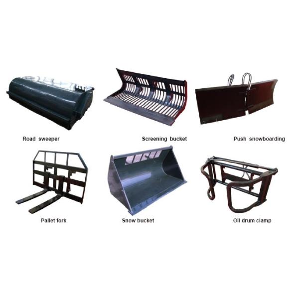 Rigid Steel Structure Mini Wheel Loader with 1000kg Rated Load 0.5 m3 Bucket Capacity