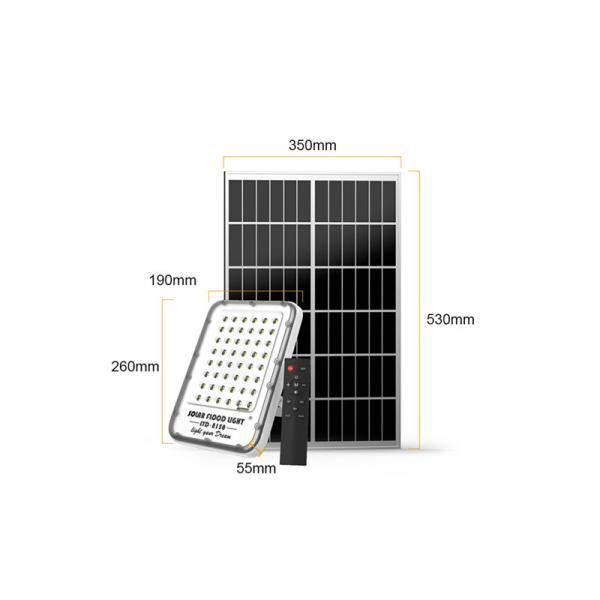 Buy Waterproof Outdoor Solar Security Lights IP66 120° 6000K at wholesale prices