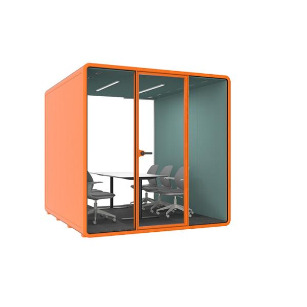 Buy Special Laminated Glass Safe Office Booth Silent Room Super Large Size For Commercial Indoor at wholesale prices