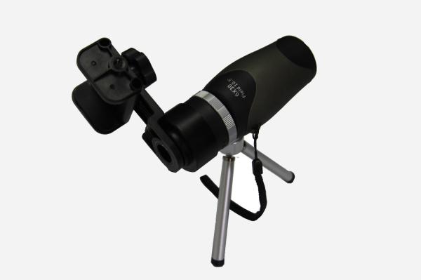 Buy Black Convenient Monocular Mini Telescope Strong Structure With Phone Adapter at wholesale prices