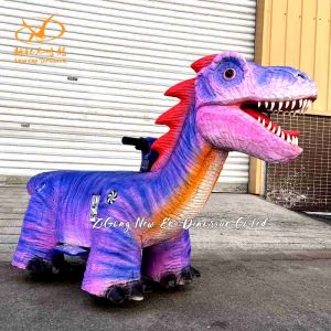 Electric Rideable Dinosaur Scooters For Parents And Kids In Shopping Mall And
