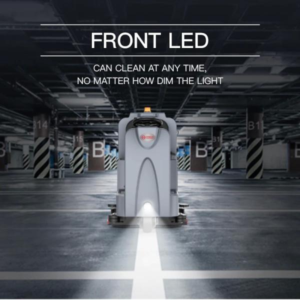 Electric Concrete Floor Cleaner Machine Heavy Duty Battery Powered OEM