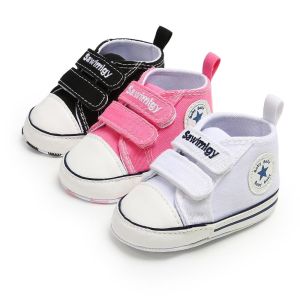 Canvas soft-sole anti slip 0-2 years boy and girl Outdoor walking Baby shoes