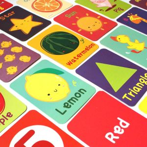 Eco Friendly Educational Custom Flash Card Early Learning Flash Cards For