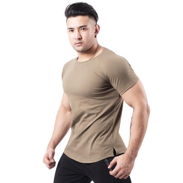 Sports T-Shirt Men&prime;s Crew Neck Fashion Slim-Fit Fitness Wear Outdoor Training Leisure Running Wear Summer