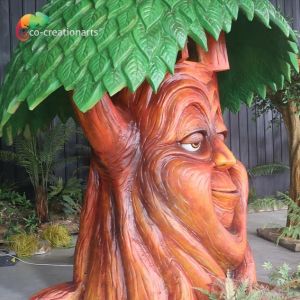 Amusement Park Customized Animatronic Talking Tree 3m Height