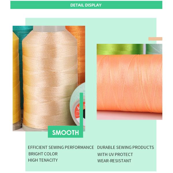 Polyester Thread Vietnam Embroidery 120D 2 High Strength 40 Spools Accepted OEM/ODM Core Spun Yarn