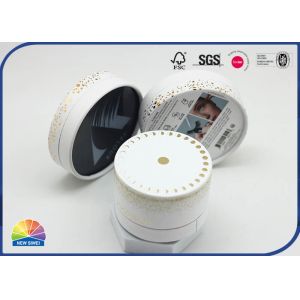 Shimmering Powder 4C Pritned Paper Gift Packaging Tube Eco Friendly Reusable