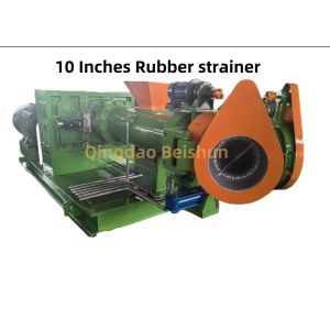 10 Inch Twin Head Rubber Strainer Extruder Capacity 1600kg/Hour