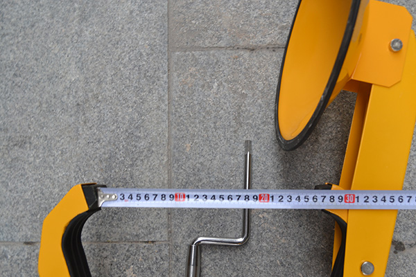 A3 Steel Yellow / Red Reliable Car Wheel Clamp , Portable Vehicle Wheel Lock