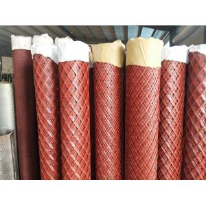 Powder Coating Expanded Metal Screen , Steel Mesh Sheet For Building
