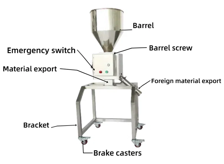 Fully Automatic Food Metal Separator Plastic Particle Metal Separation Detection Machine Manufacturers Supply