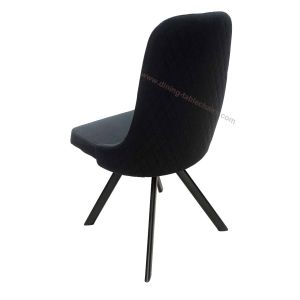 Polyester Upholstered Dining Room Chairs High Density Sponge Bedroom Use