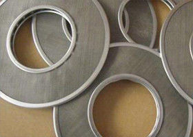 China 2 Layers Stainless Steel Filter Screen Disc 25-60 Mesh Durable With Aluminum Edge on sale