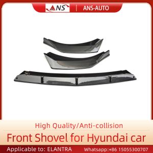 PVC Front Bumper Lip Splitter , Hyundai Elantra Front Spoiler Car
