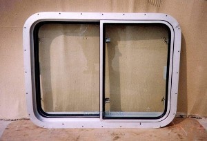 Watertight Marine Wheelhouse Sliding Windows Aluminum Alloy Frame
