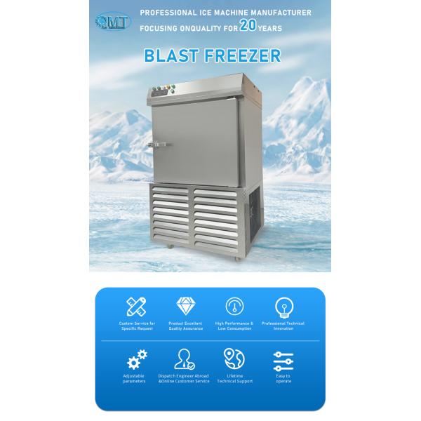 Vegetables Fruit Shrimp Tunnel Quick Freezer Quick Frozen Iqf Tunnel Blast Freezer -80C to 0C Temperature Control 220V