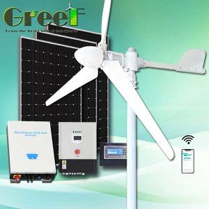2KW High Electricity On/Off-grid Wind Solar Hybrid System