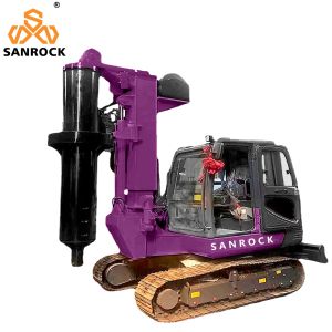 Rotary Borehole Drilling Rig Construction Machinery Hydraulic Small Rotary