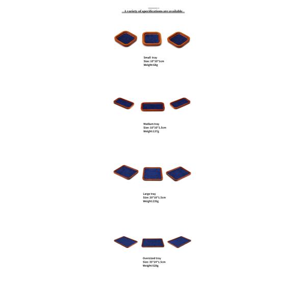Solid Wood Luxury Jewelry Display Props Navy Super Fiber Lining for Jewelry Exhibition