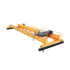 Industrial Double Girder Overhead Bridge Crane With Wire Rope Hoist