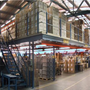 Multi Level SS 1500kgs Warehouse Mezzanine Platform Rack