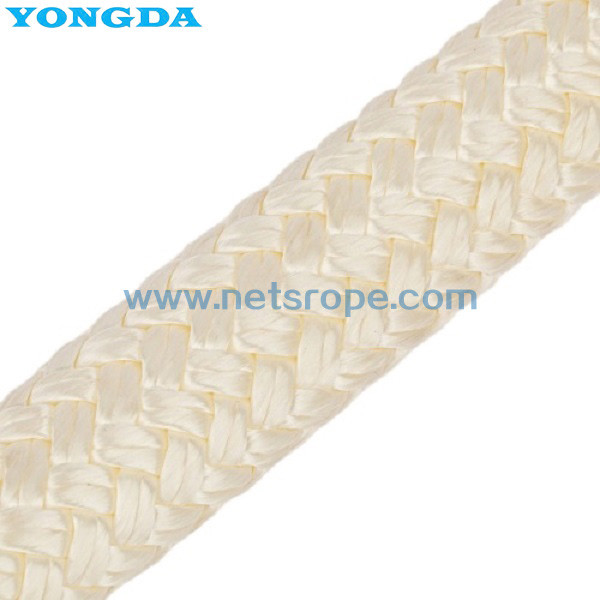 Buy High Strength Polyamide Filament Double Braided Rope Abrasion Resistant  28mm at wholesale prices