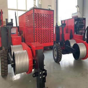 China Stringing Overhead Line 15Ton Diesel  Hydraulic Cable Puller Machine on sale