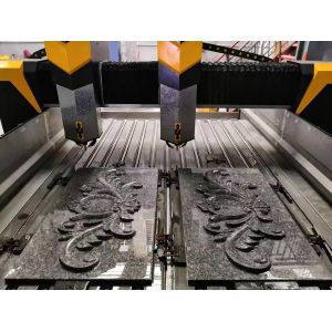 High Precision 4 Axis Arc Slab Column Carving Machine