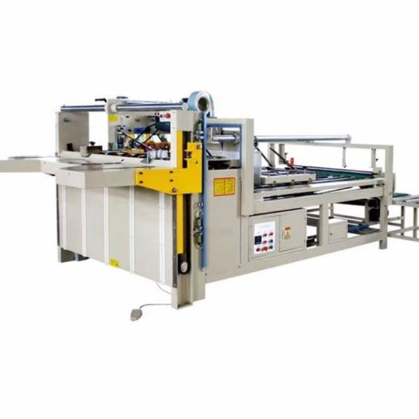 Customized Voltage Semi Auto Glue Pasting Machine for Corrugated Carton Box