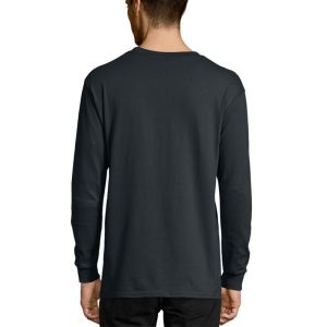 Custom Logo Men Sportswear Printing Super Soft 100% Cotton Long Sleeve T-shirts