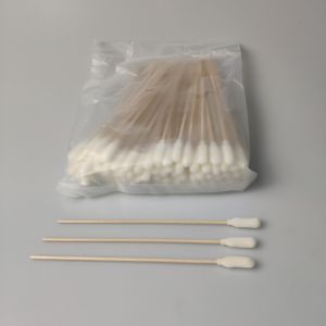 Individual Package Wooden Handle 15cm Medical Foam Swab