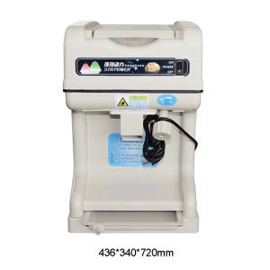 Commercial Semi-automatic Ice Shaver Machine with 2Kg/Min Output Capacity