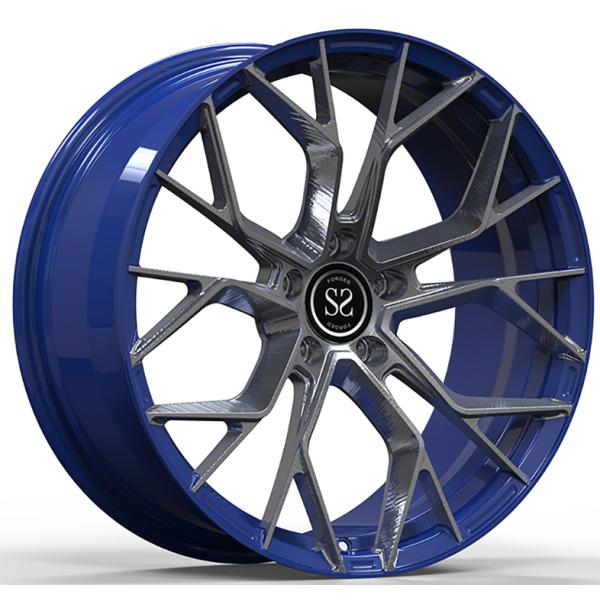 Custom 1Piece Forged Aluminum Alloy Rims BMW 760E 21”Gloss Gun Metal