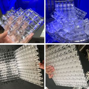 The Nissan 50 kg stainless steel commercial ice cube machine can be customized