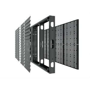 Outdoor Transparent LED Display Screen High Brightness 500X1000mm