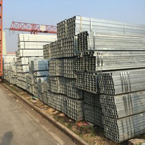 Large Stock Cold Rolled Pre Galvanized Welded square Rectangular Steel Pipe/tube