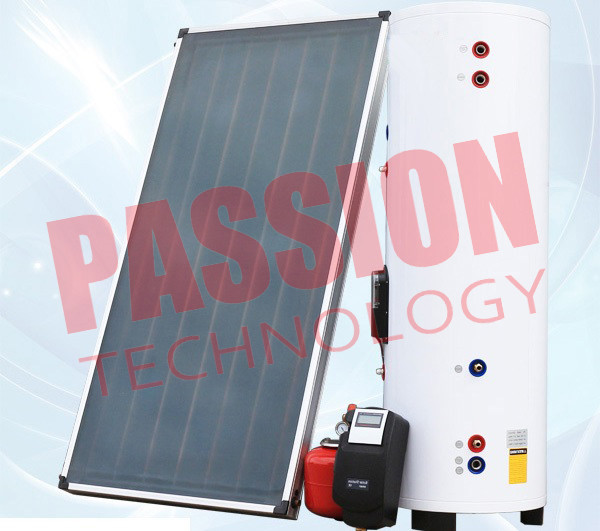 Buy Natural Circulation Split Solar Water Heater Flat Plate Copper Connection at wholesale prices