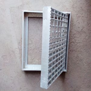 3mm Serrated Grating Trench Cover With Angle Frame